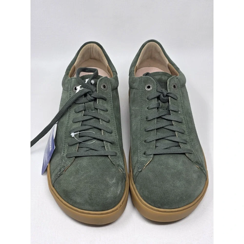 BIRKENSTOCK Bend Low Suede Lace Up Sneakers Mens Size EU 43 US 10- Forest New